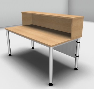 Empfangstheke Basis 160 cm Eiche