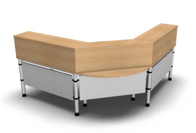 Empfangstheke Basis TB1 Eiche
