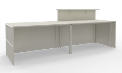 Empfangstheke City K1 Dekorelement Grafit