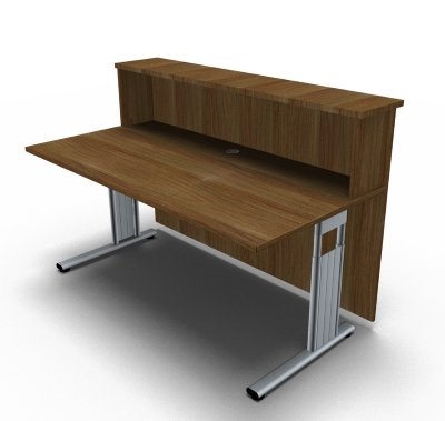 Empfangstheke Solid 160 cm Nussbaum