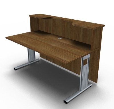 Empfangstheke Solid 160 cm Nussbaum
