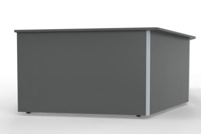 Empfangstheke Solid 260x240 cm Grafit
