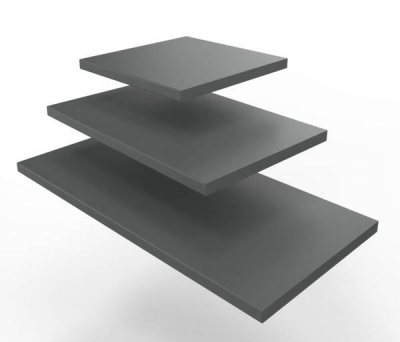 Fachboden TEN Onyx-Grau