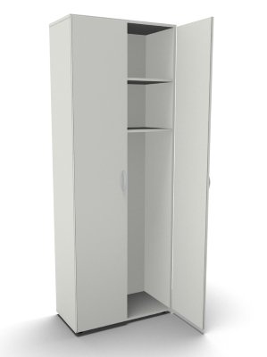 Garderobenschrank Mega 6 OH Weiss