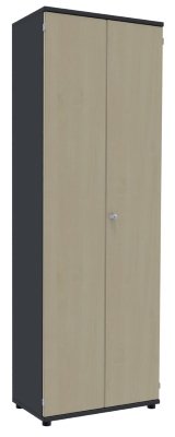 Garderobenschrank TEN 6 OH onyxgrau/Ahorn