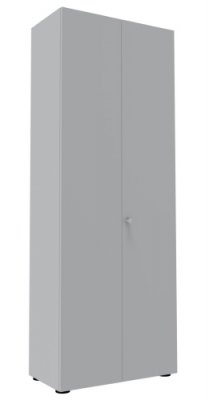 Garderobenschrank Master 6 Ordnerhöhen lichtgrau