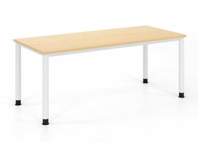 Großer Schreibtisch 200 cm Weiß