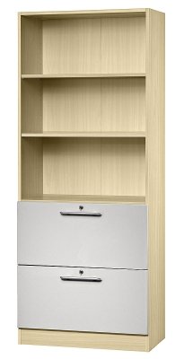 Hängeregisterschrank Multi Ahorn/Silber