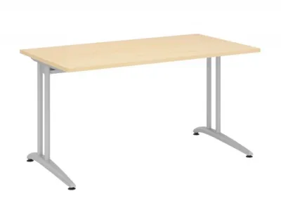 Schreibtisch 140 x 80 cm Dekor Ahorn