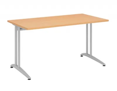 Schreibtisch 140 x 80 cm Dekor Buche