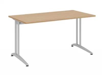 Schreibtisch 140 x 80 cm Dekor Eiche