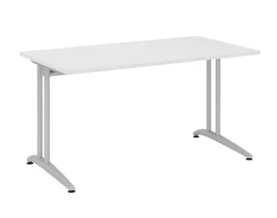 Schreibtisch 140 x 80 cm Dekor Lichtgrau