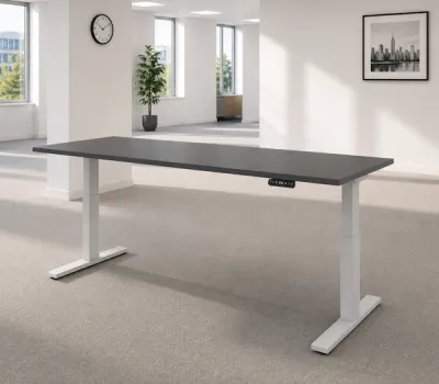 Ergonomischer Schreibtisch 200 x 80 cm Milieubild
