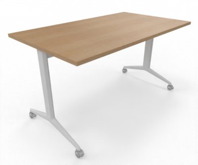 Klapptisch mit Rollen fürs Büro