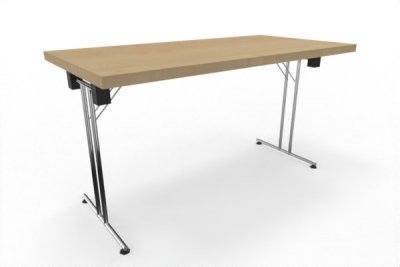 Klapptisch 138 x 69 cm Dekor Ahorn