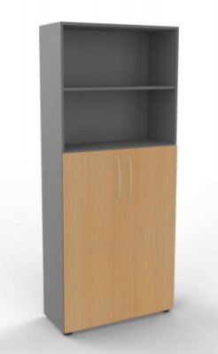 Kombischrank Basis Grafit-Buche