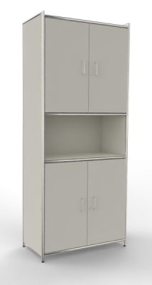 Kombischrank Artline 5 OH weiss