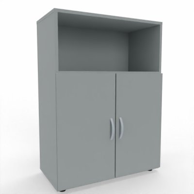 Kombischrank Mega 80x42x110,4 cm Lichtgrau