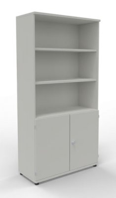 Kombischrank TEN 5 OH 100 cm breit Weiss