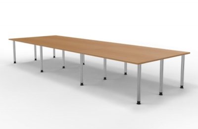 Konferenztisch 320 x 160 cm  für 16-18 Personen Buche