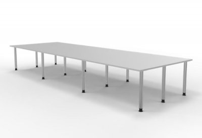 Konferenztisch 320 x 160 cm  für 16-18 Personen Weiss