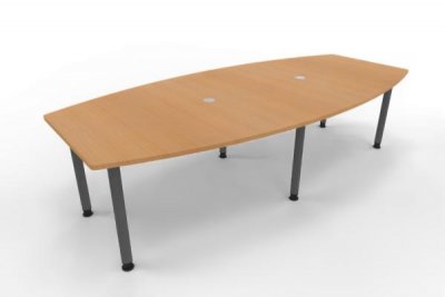 Konferenztisch Multi 280x130cm Buche-Grafit