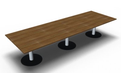 Meetingtisch TEN 360 cm Nussbaum