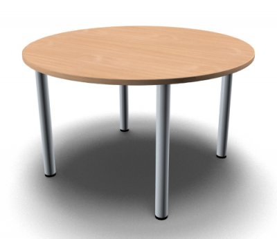 Konferenztisch TEN rund 120 cm Buche
