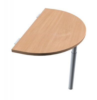 Anbautisch TEN halbrund buche