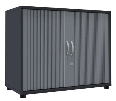 Querrollladenschrank TEN 2 OH, 100 cm onyxgrau