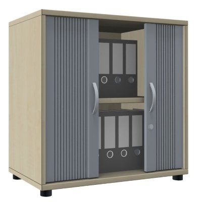 Querrollladenschrank TEN 2 OH, 80 cm Ahorn