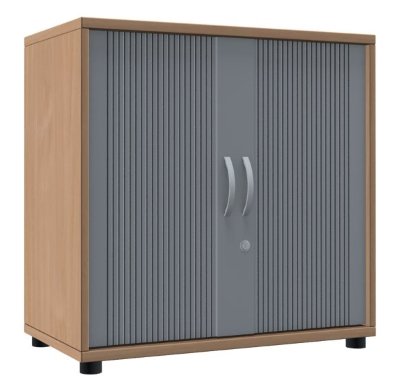 Querrollladenschrank TEN 2 OH, 80 cm Buche