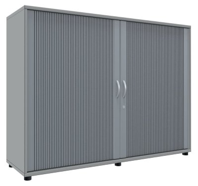 Querrollladenschrank TEN 3 OH 160 cm breit Lichtgrau