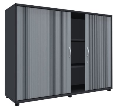 Querrollladenschrank TEN 3 OH 160 cm breit onyxgrau