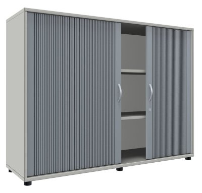 Querrollladenschrank TEN 3 OH 160 cm breit Weiss