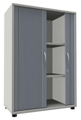 Querrollladenschrank TEN 3 OH, 80 cm Weiss