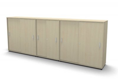 Raumteilerschrank Mega Stehtheke 320 cm Ahorn