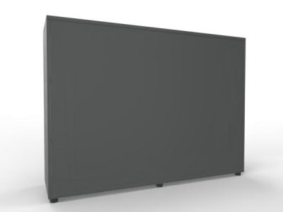 Raumteilerschrank TEN als Stehtheke 160 cm Onyxgrau