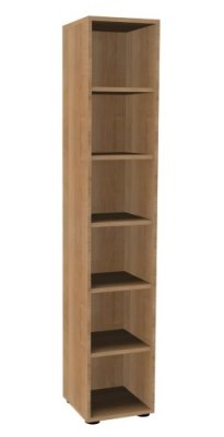 Aktenregal Master 6 Ordnerhöhen 40 cm breit Nussbaum