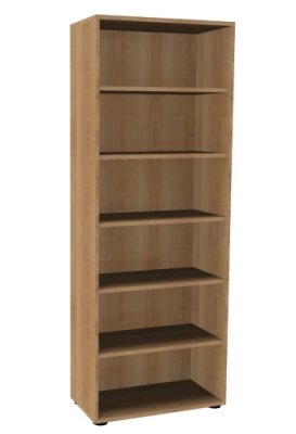 Aktenregal Master 8 Ordnerhöhen 80 cm breit Nussbaum