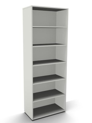 Regal Mega 80 cm breit 6 OH Weiss