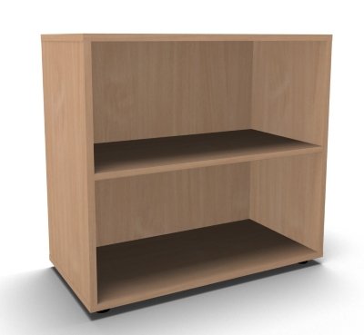 Aktenregal Mega 2OH 80 cm breit Buche