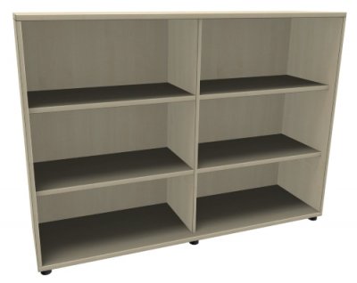 Regal TEN 3 OH, 160 cm breit ahorn