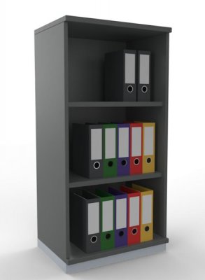 Regal TEN 3 OH, 60 cm breit mit Metallsockel