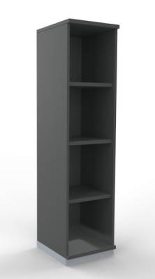 Regal TEN 4 OH, 40 cm breit mit Metallsockel