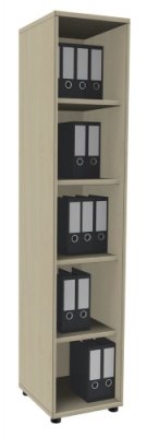 Regal TEN 5 OH, 40 cm breit ahorn