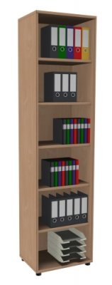 Regal TEN 6 OH, 60 cm breit buche