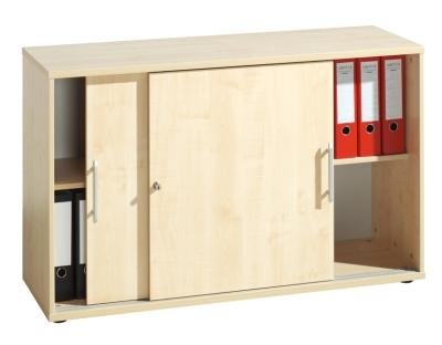 Schiebetürenschrank Multi 2 OH Ahorn offen