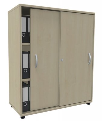 Schiebetürenschrank TEN 3 OH, 100 cm Ahorn
