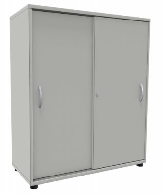 Schiebetürenschrank TEN 3 OH, 100 cm weiss